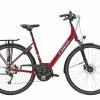 Vélo De Ville Trek Verve 2 Equipé Femme Rouge - 2022