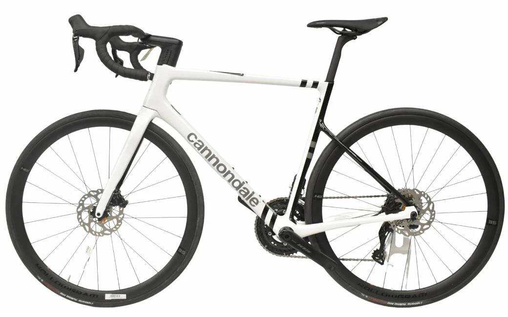Vélo Route CANNONDALE SuperSix EVO Carbon Disc 105 Di2 Blanc/Noir - 2023 4 Vélo Route CANNONDALE SuperSix EVO Carbon Disc 105 Di2 Blanc/Noir - 2023 – Image 2