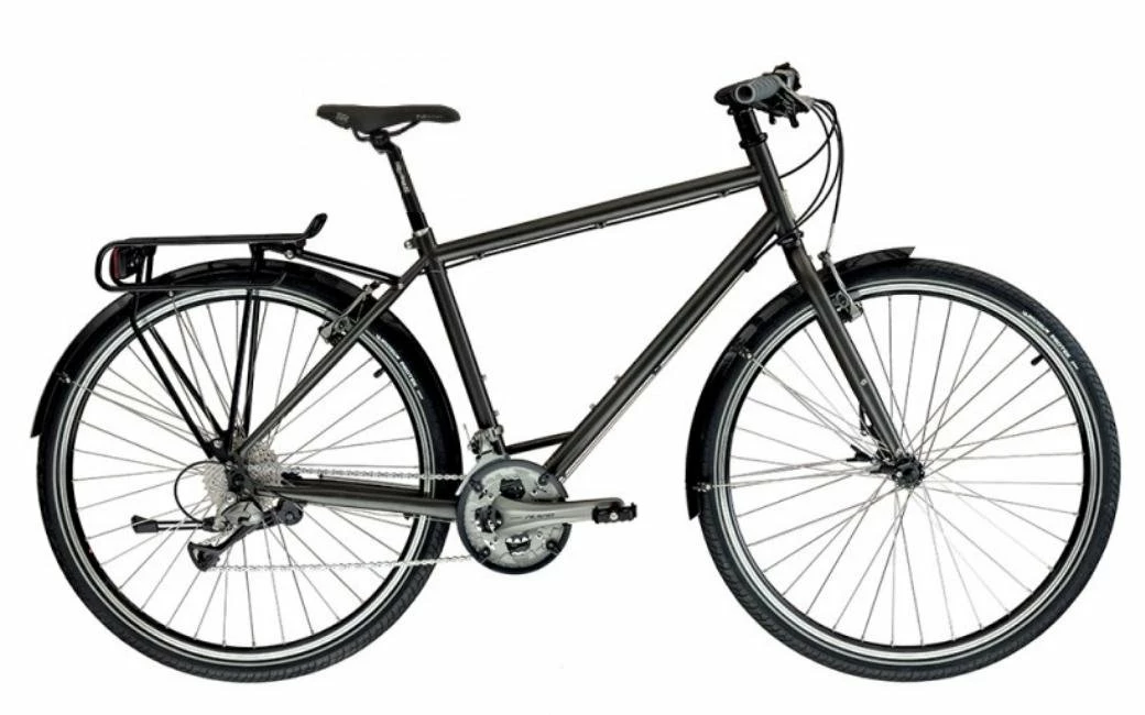 VTC Histoire Bike Randonneuse Classique 300 Gris Foncé - 2022 3 VTC Histoire Bike Randonneuse Classique 300 Gris Foncé - 2022