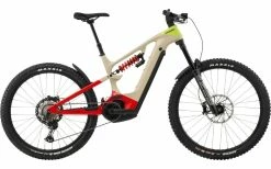 VTT électrique CANNONDALE Moterra Neo Carbon LT 1 29/27.5 750Wh Beige/Rouge